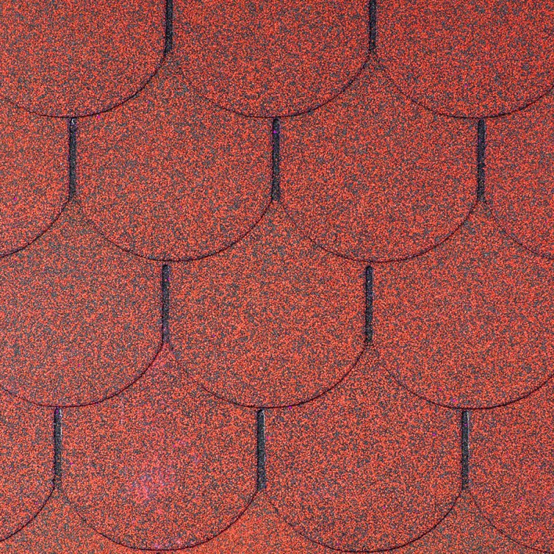 Sindrilă bituminoasă semirotundă roșie 3 mp