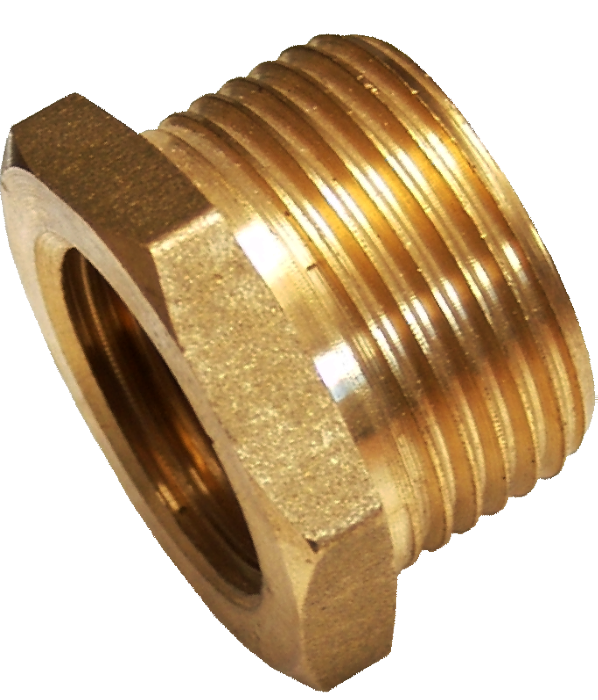 Reducție alamă D. 1/2”x3/8” fi/fe