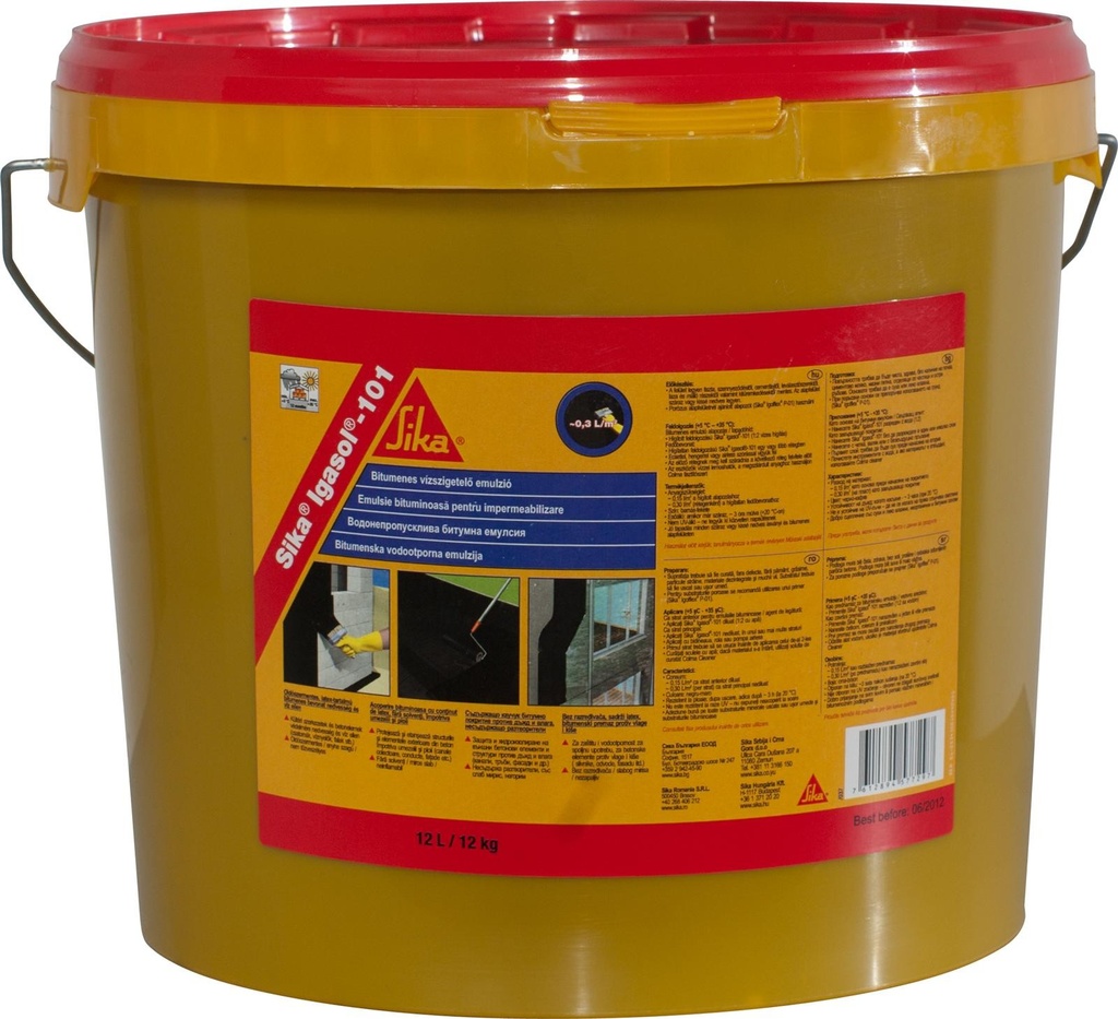 Sika® Igasol®-101, mortar de impermeabilizare, 12L