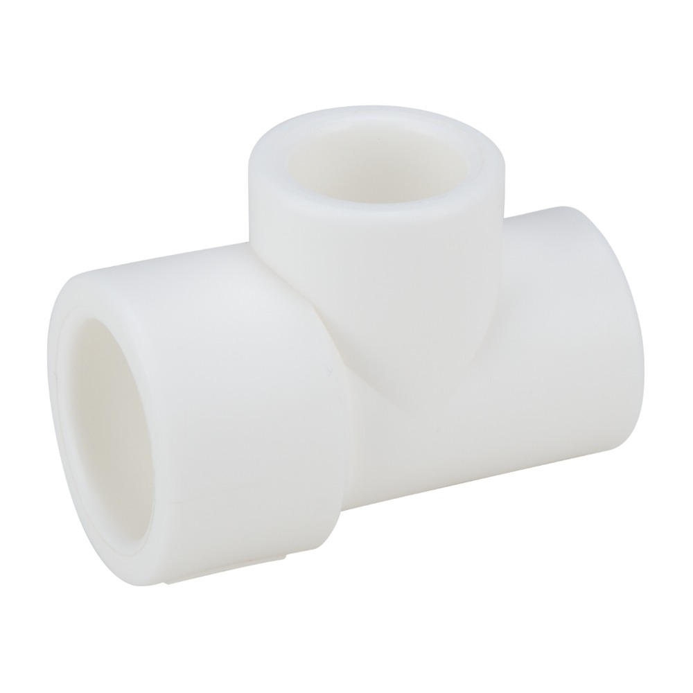 Teu redus PP-R alb, 25x20x20 mm