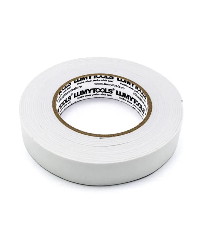 Bandă dublu adezivă pe suport burete, 25 mm x 5 ml