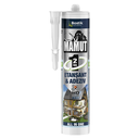 Adeziv etanșant pentru suprafete multiple Bostik Mamut 2 în 1 maro, 290 ml