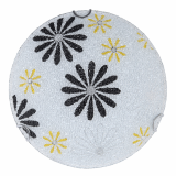 Plafoniera Levant alb+negru 2 x E27 60W D 30 cm