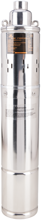 Pompă submersibilă, 750 W, 4" cu snec