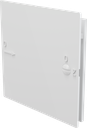 Uşiţă acces cadă AVD001 albă, 150×150 mm