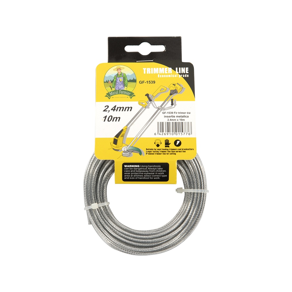 Fir trimer MTC insertie metal 2.7 mm, 10 m