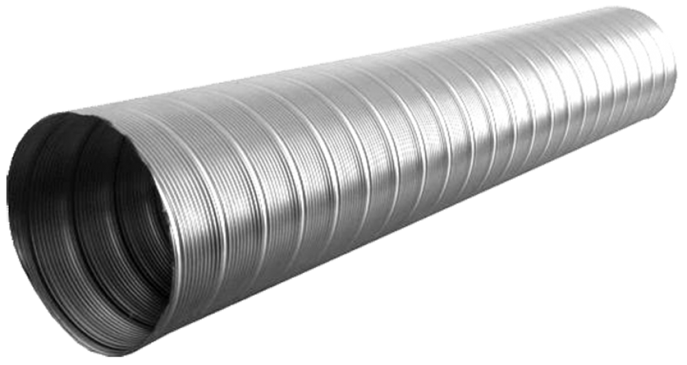 Tub flexibil din inox simplu perete, Ø100 mm 2 ml