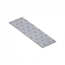 Placă perforată plată din otel zincat pentru de constructii lemn, 200x60x2 mm