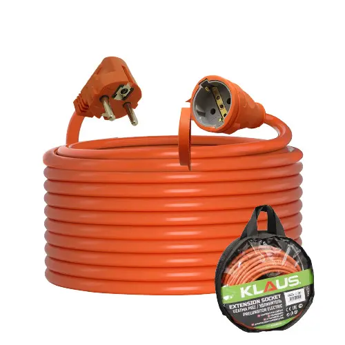 Prelungitor electric Klaus, portocaliu, 3x2.5 mm, 20 ml