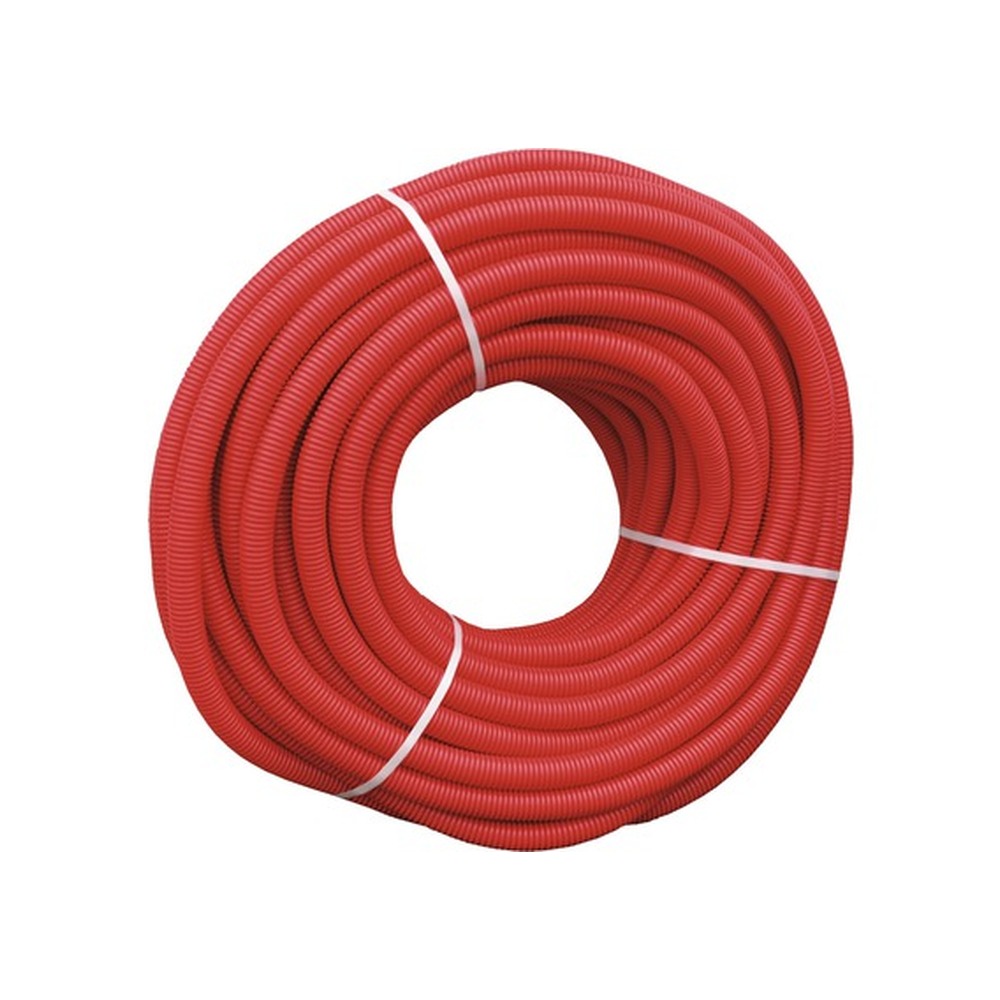 [P008009] Tub flexibil de protecție PexKIT, rosu, Ø 25 mm pentru PEX Ø 16 mm, 50 m