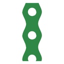 Bandă perforată verde TM 11/3 pentru montaj, 12x0.7 mm x 3 ml
