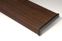 Glaf wenge interior PVC SunnyPlast pentru fereastră, 300x15x2 cm