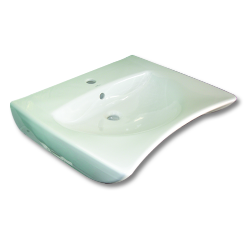 Lavoar din ceramică, 66x55 cm D0280/01 persoane dizabilități