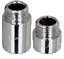 Prelungire din alamă cromată 1/2”x30 mm