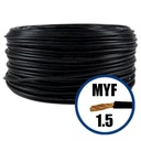 [P003873] Cablu electric MYF (H05V-K) 1,5 mmp, izolatie PVC, negru