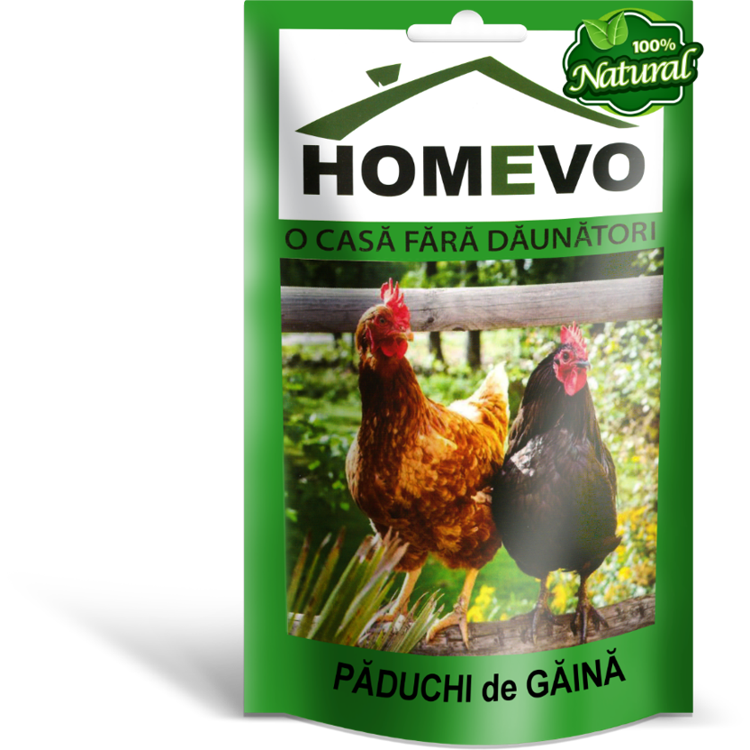 Solutie paduchi de gaini tip pulbere HOMEVO BIO 50 grame