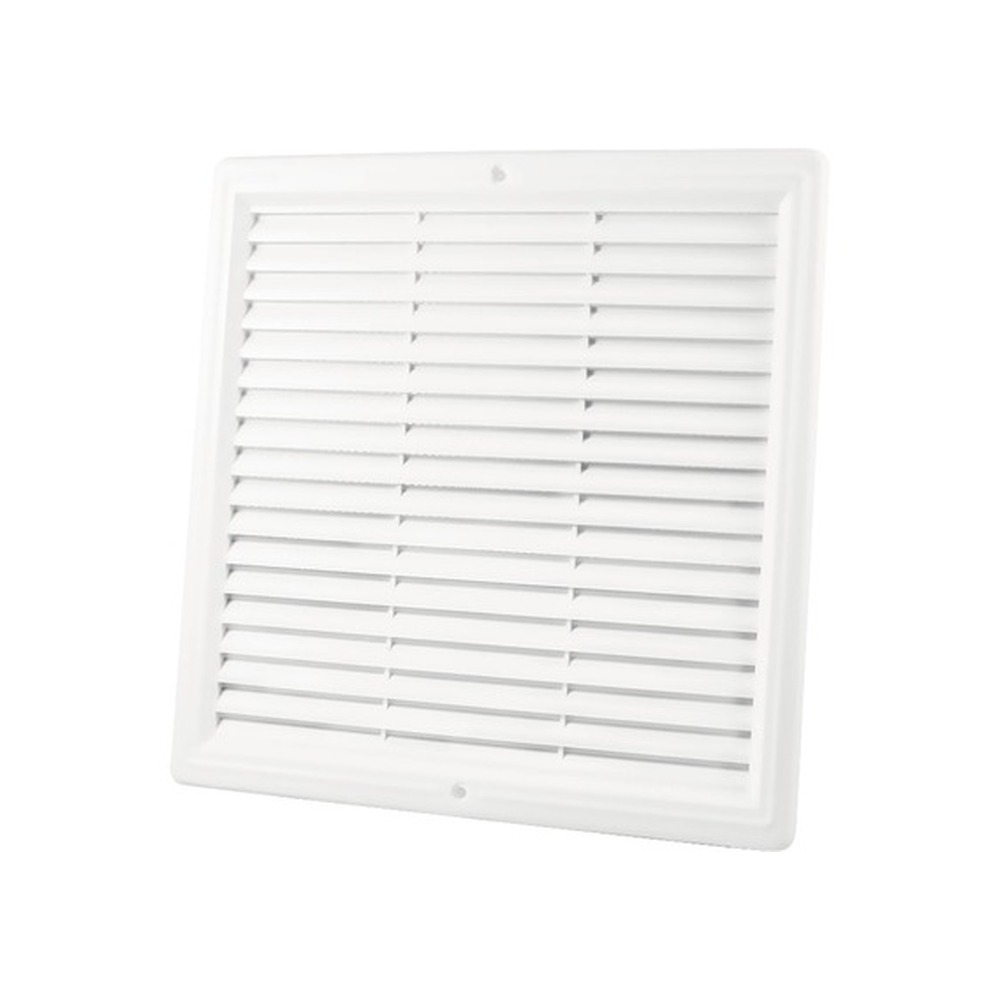 [P007865] Ramă aerisire din plastic alb, 150x150 mm