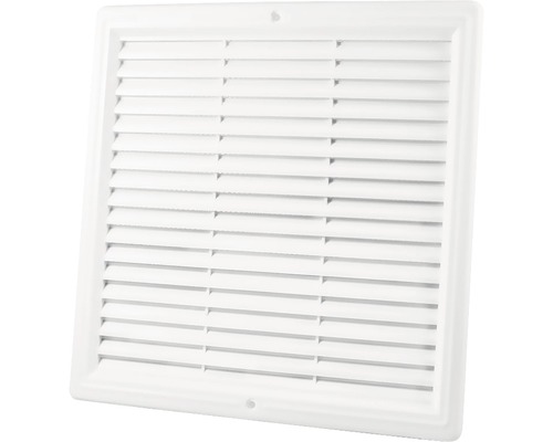 Ramă aerisire din plastic alb, 150x150 mm
