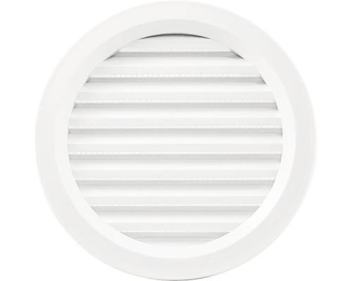 Ramă aerisire din plastic alb, Ø 75 mm