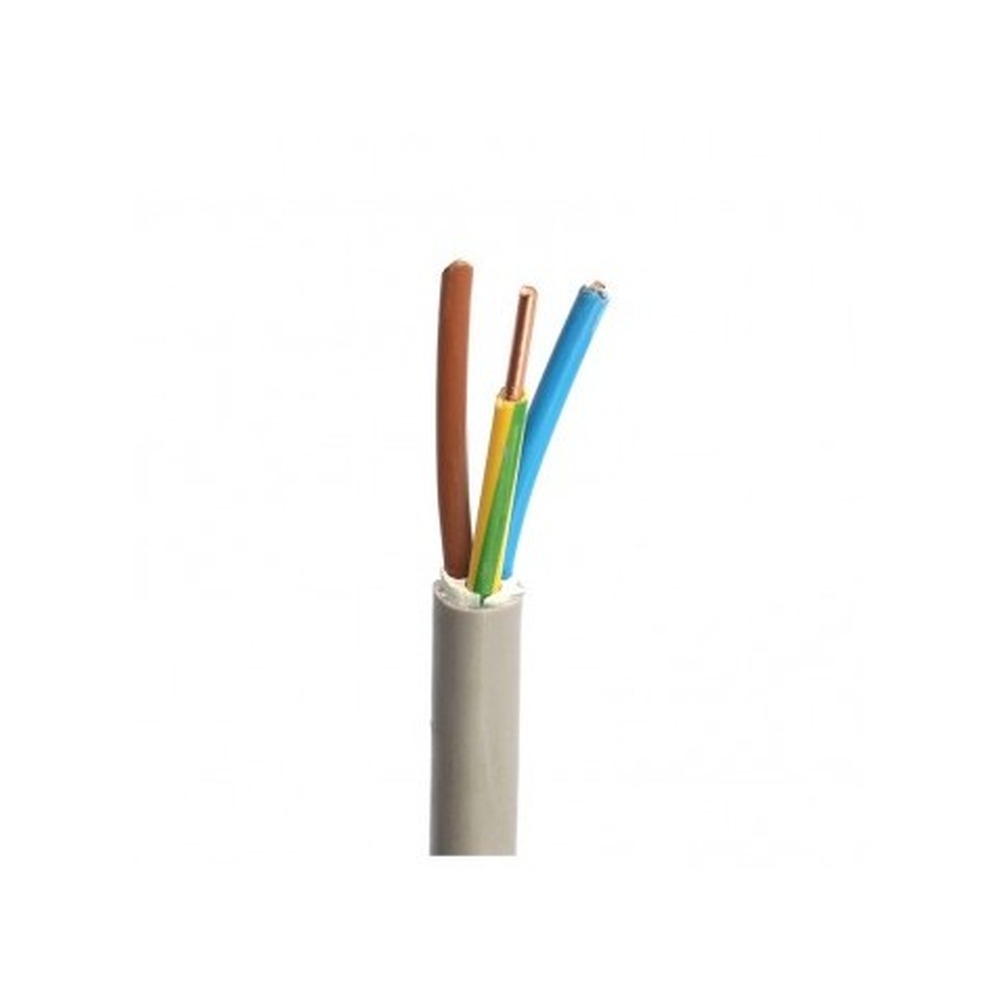 [P006214] Cablu CYY-F 3x1.5 mm² gri, manta din PVC
