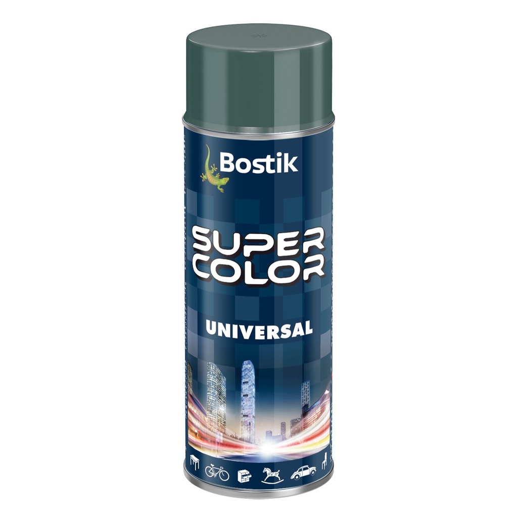 Spray vopsea Bostik Bostik Color Universal, RAL 7011 gri metal interior/exterior, 400 ml