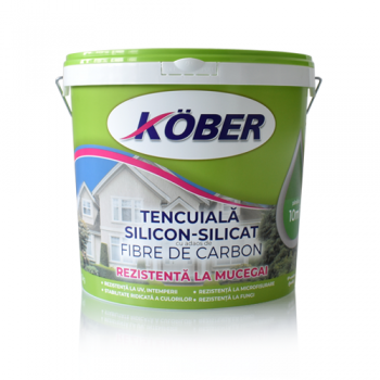 Kober tencuiala silicon - silicat cu adaos de fibre de carbon 25 kg/bucata