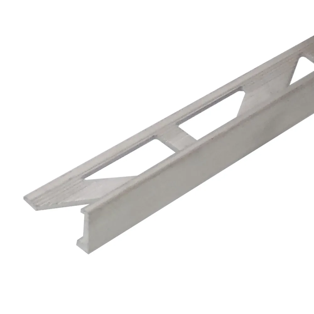 Profil aluminiu terminatie dreapta, argintiu natur, 10 mm, 2.5 ml
