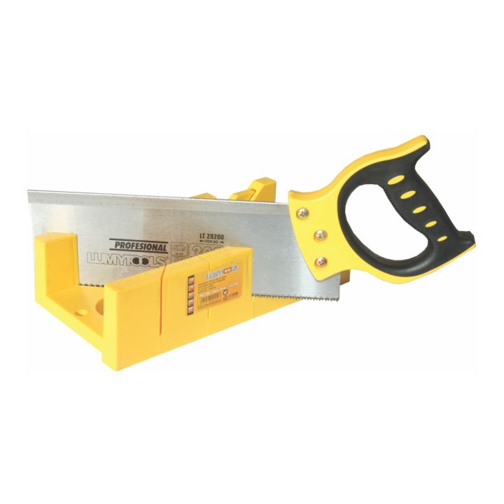 Dispozitiv de tăiere în unghi Lumytools LT29200, fierăstrău din oțel, suport PVC, 300x100mm