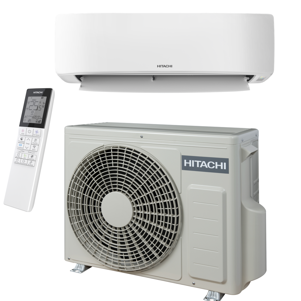 Aparat aer condiționat 12000 BTU, Hitachi, Airhome 400, RAK-DJ35RHAE+RAC-DJ35WHAE, cu WIFI