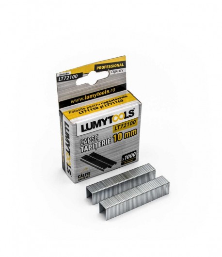 Capse tapiţerie pentru capsator, înălțime 10x1.2 mm 1000 buc
