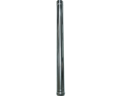 Tub inox 1000 mm, SP Ø 100 mm P1, seminee/peleti