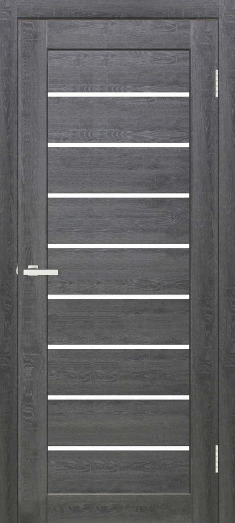 Foaie de ușă de interior cu sticlă, Stejar Magma, 2000x800x40 mm