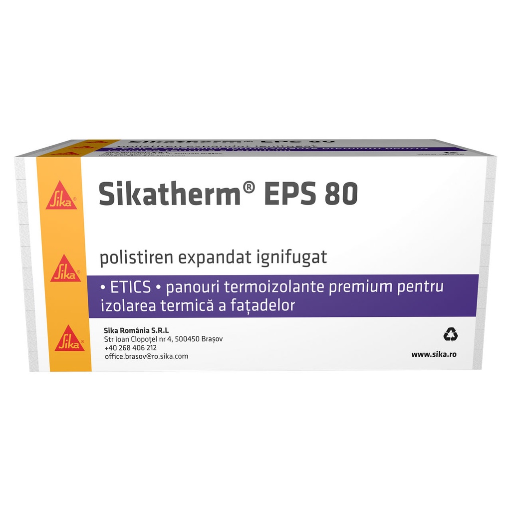 Polistiren expandat Sika 10 cm, EPS 80
