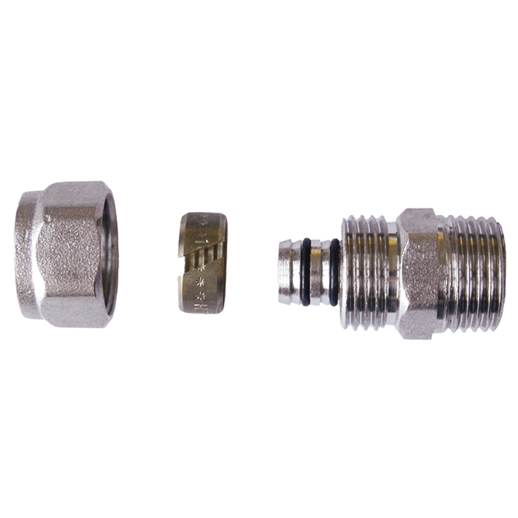 Racord pentru țeavă PexAl, Ø16x3/4" fe
