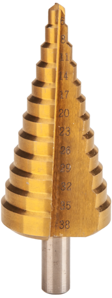 Burghiu in trepte ETS D mm 4 - 12 / T = 5
