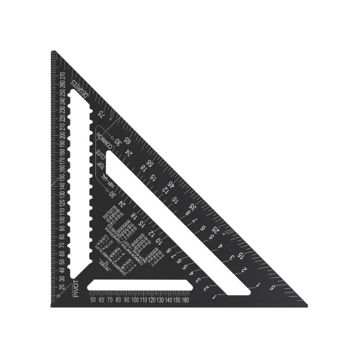 Echer aluminiu multifuncțional, cu talpă 175 mm
