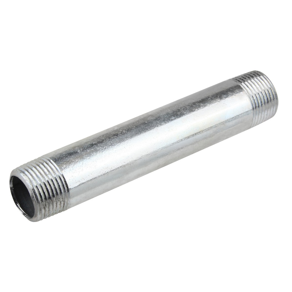 Prelungire/ștuț țeavă zincată filetată fe-fe, 2"x200 mm