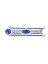 List ceramic decor 200x50 mm, fugurine, albastru, maro