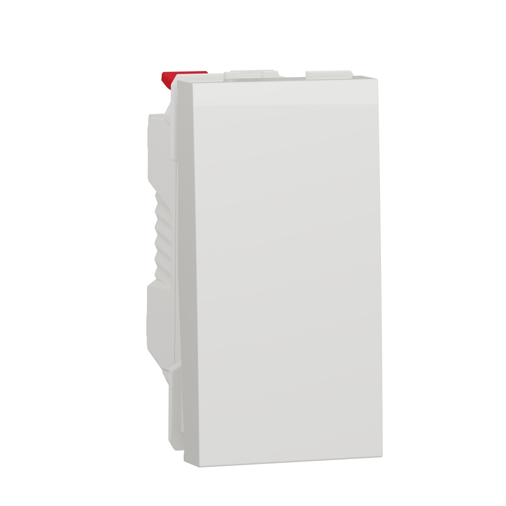 Întrerupător simplu Schneider Unica NU310118 alb 10A, 1 module