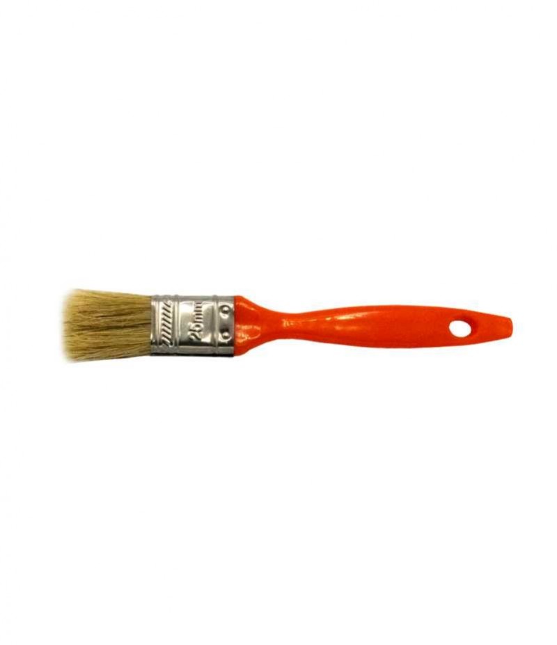Pensulă mâner pvc economic fir natural, 25 mm