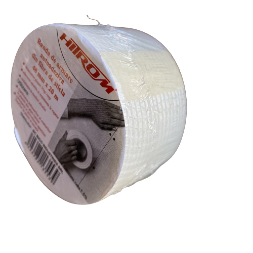 Bandă adezivă pentru gips carton tip plasă, 48 mm x 20 m