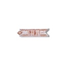 List ceramic decor 20x60 mm, fugurine, maro