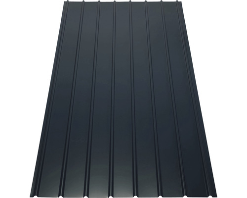 Tablă cutată H12 RAL 7016 gri antracit lucios, 2000x910x0.3 mm