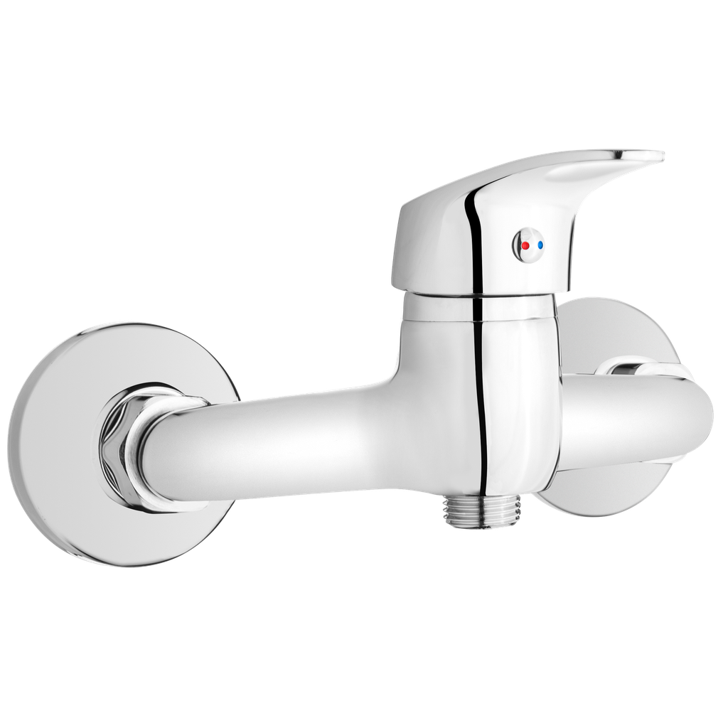 Baterie duș monocomandă Ava new crom, montaj pe perete