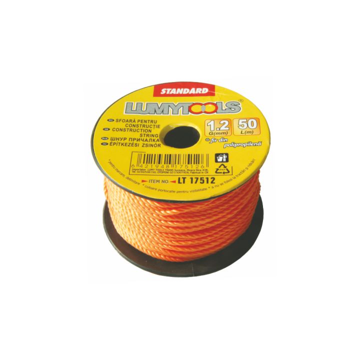Sfoară pentru construcţii tip bobină, grosime 1.2 mm, 50 ml