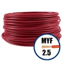 [P006172] Conductor electric MYF (H05V-K) 2.5 mmp, izolaţie PVC, roșu
