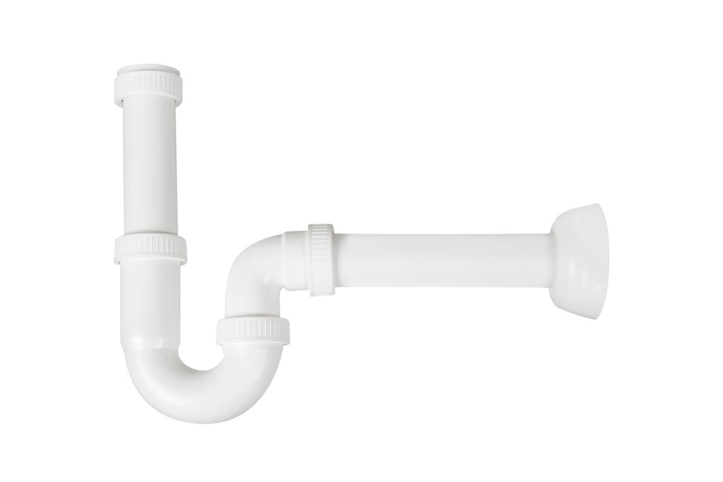 Sifon “U” 1"1/2 cu racord pentru masina de spalat, fara ventil, iesire Ø 40