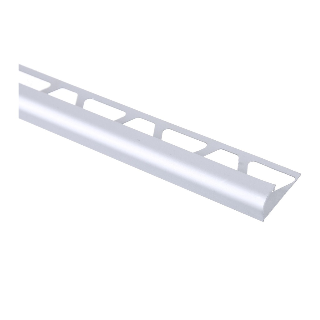 Profil colțar exterior aluminiu 11 mm 2,5 ml argintiu TRA 100/00