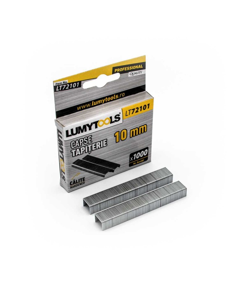 Capse tapiţerie pentru capsator, înălțime 10x0.7 mm 1000 buc
