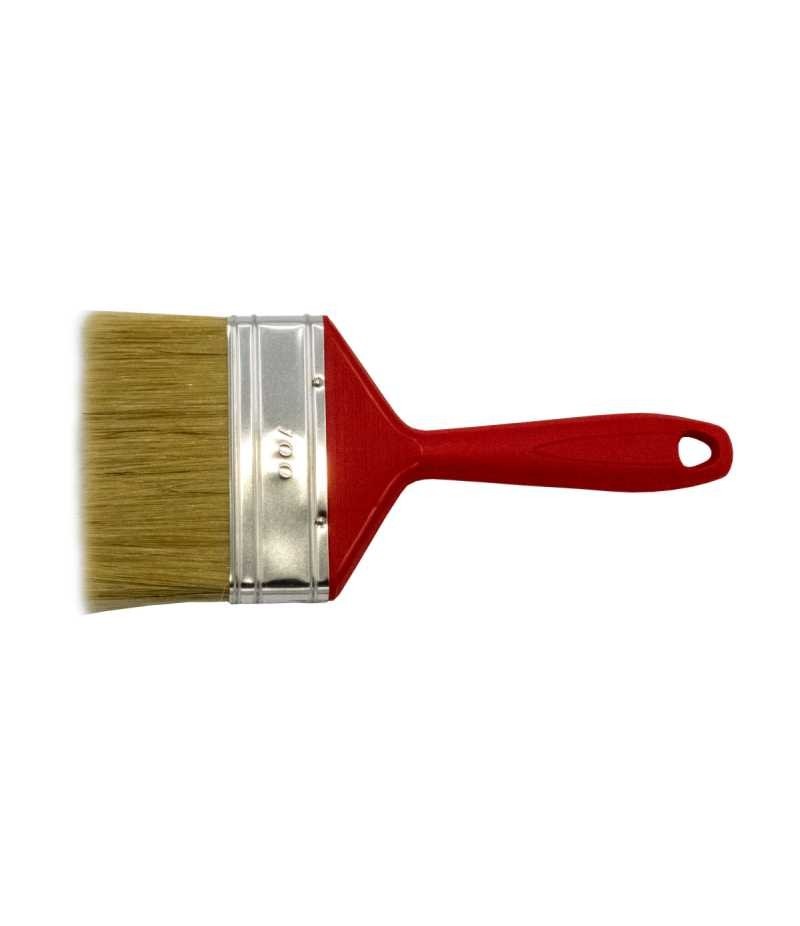 Pensulă mâner PVC fir natural, 100 mm